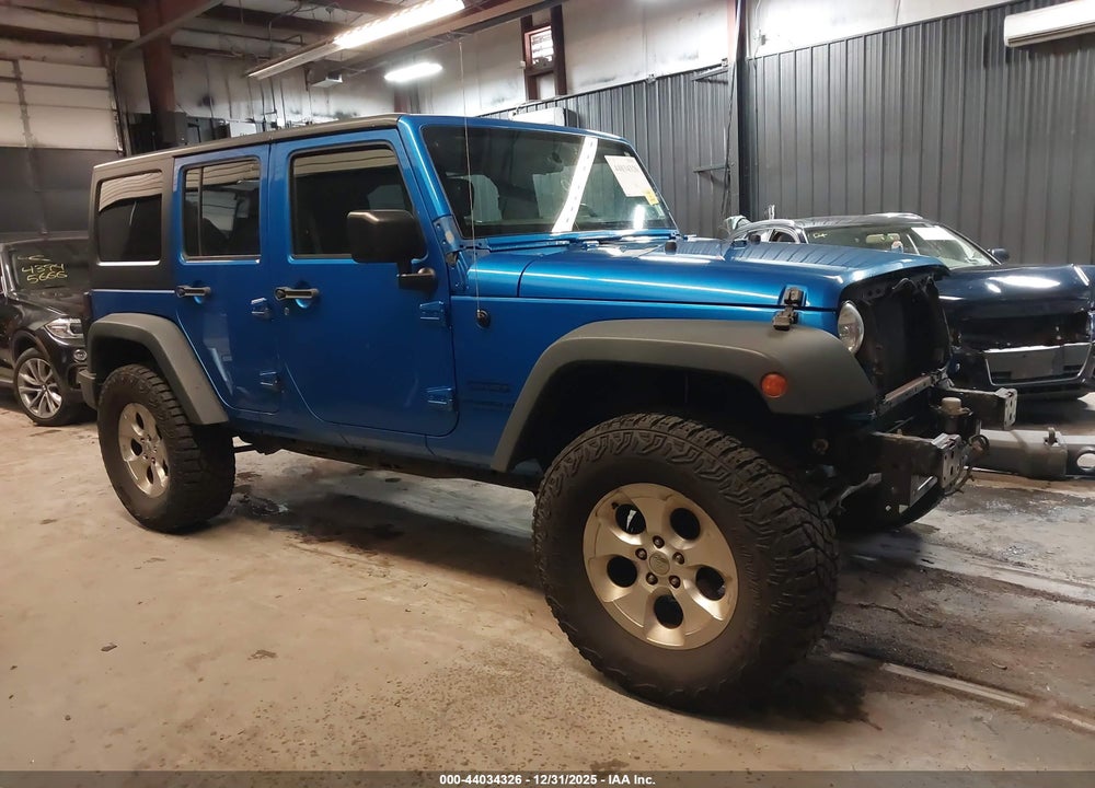2016 JEEP WRANGLER UNLIMITED SPORT VIN: 1C4BJWDG4GL114477