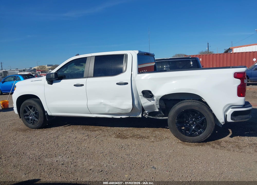 2025 CHEVROLET SILVERADO 1500 2WD  SHORT BED CUSTOM VIN: 1GCPABEK4SZ338713