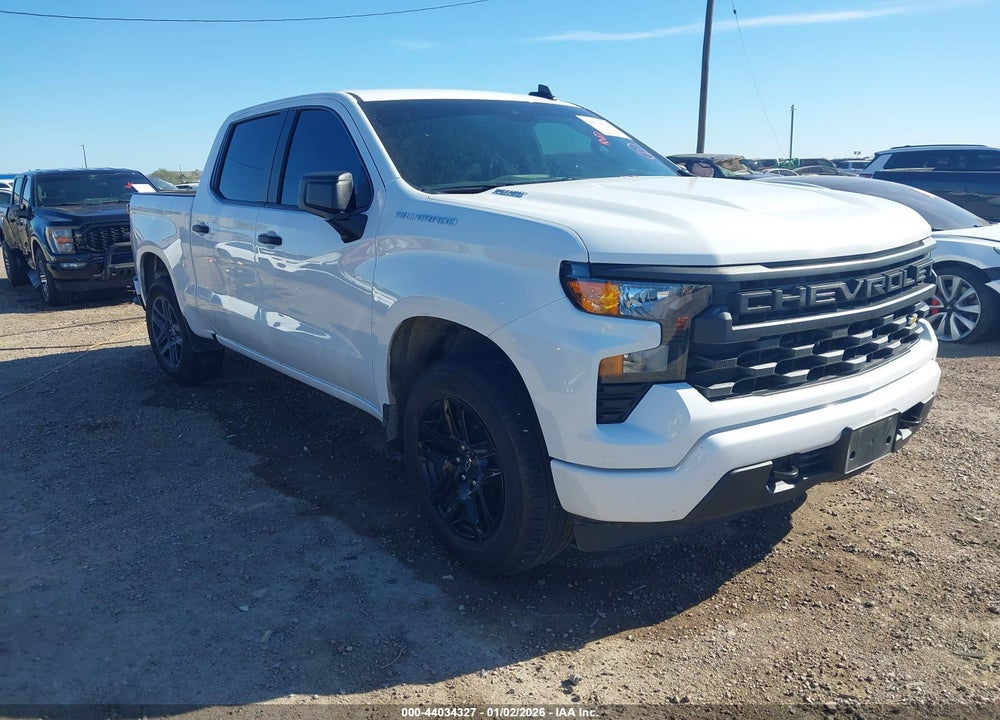 2025 CHEVROLET SILVERADO 1500 2WD  SHORT BED CUSTOM VIN: 1GCPABEK4SZ338713