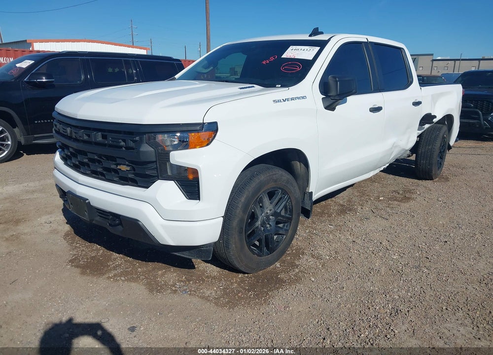 2025 CHEVROLET SILVERADO 1500 2WD  SHORT BED CUSTOM VIN: 1GCPABEK4SZ338713