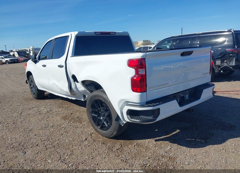 2025 CHEVROLET SILVERADO 1500 2WD  SHORT BED CUSTOM VIN: 1GCPABEK4SZ338713