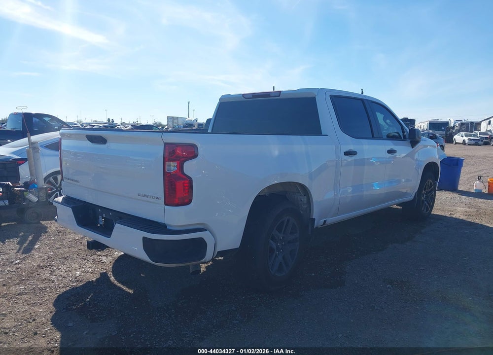 2025 CHEVROLET SILVERADO 1500 2WD  SHORT BED CUSTOM VIN: 1GCPABEK4SZ338713