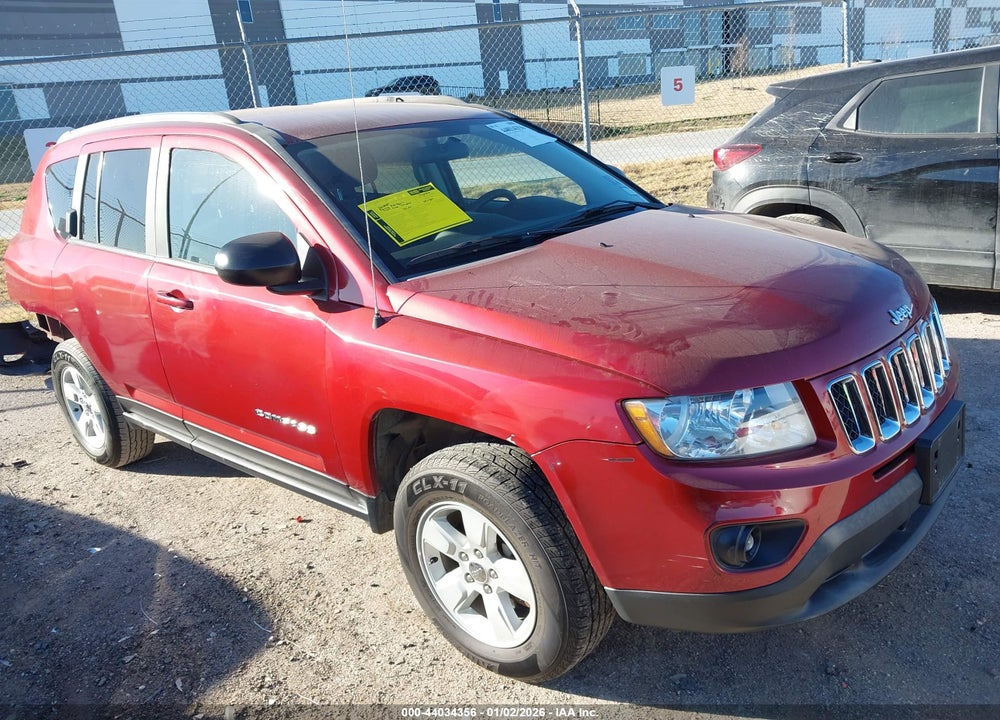 2013 JEEP COMPASS SPORT VIN: 1C4NJCBA9DD272314