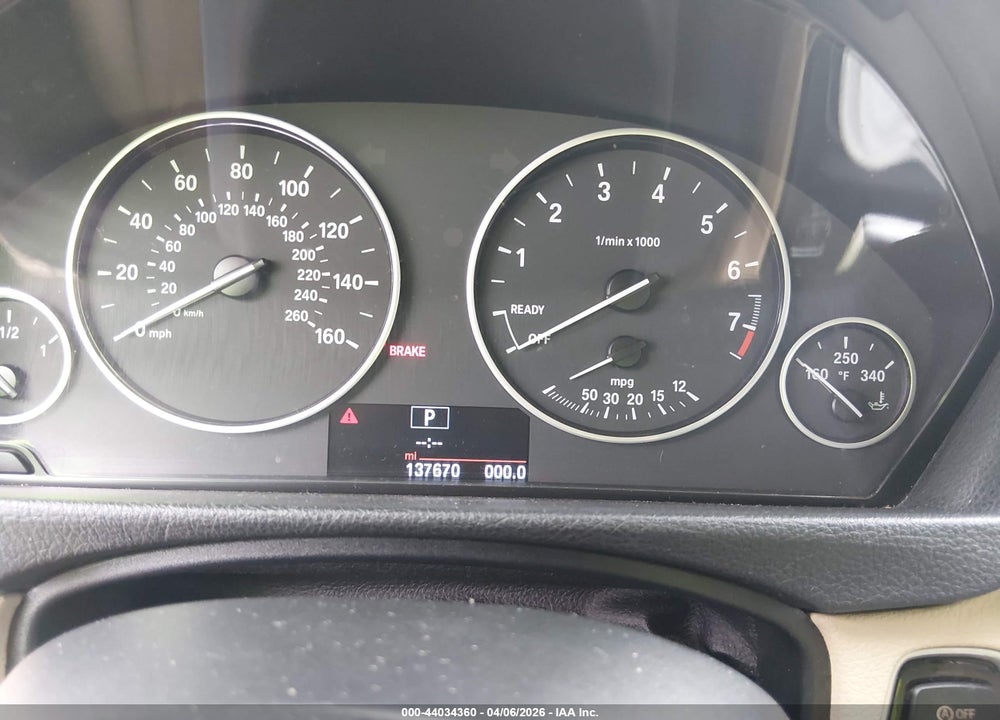 2015 BMW 328I VIN: WBA3A5C58FF607426