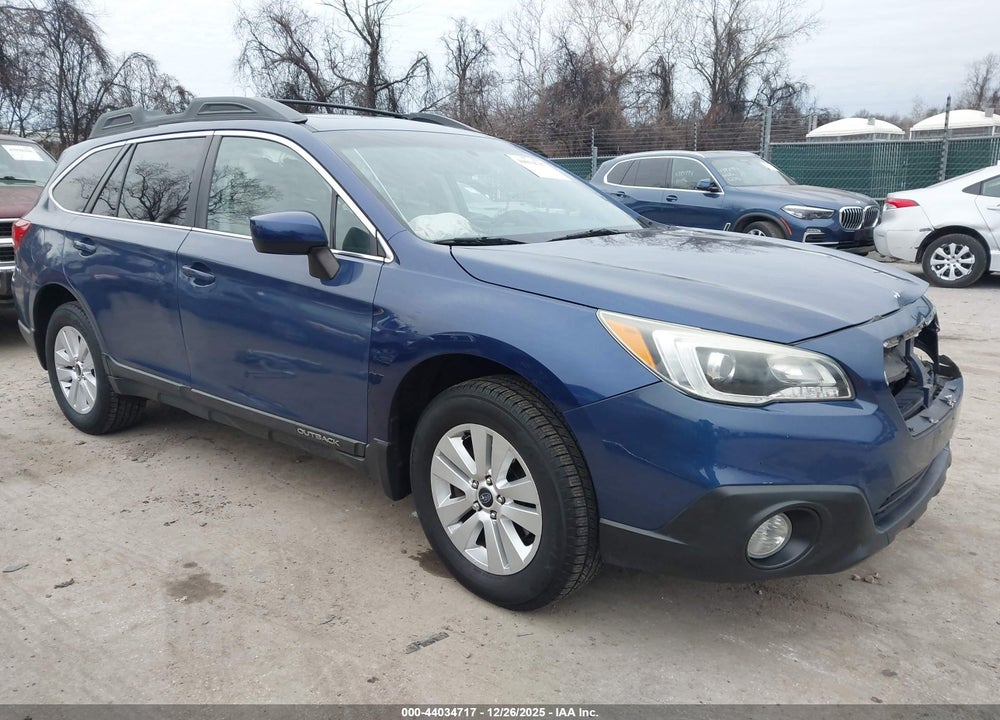 2015 SUBARU OUTBACK 2.5I PREMIUM VIN: 4S4BSADC8F3261120