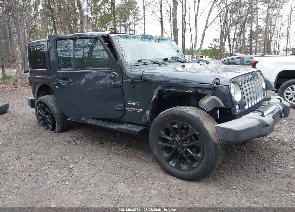 2018 JEEP WRANGLER JK UNLIMITED SAHARA 4X4 VIN: 1C4BJWEG2JL841171