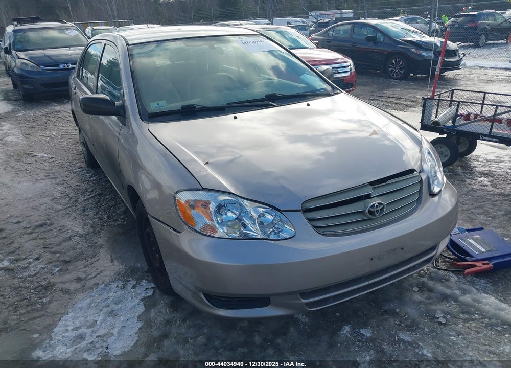 2003 TOYOTA COROLLA CE VIN: 2T1BR32E83C041981