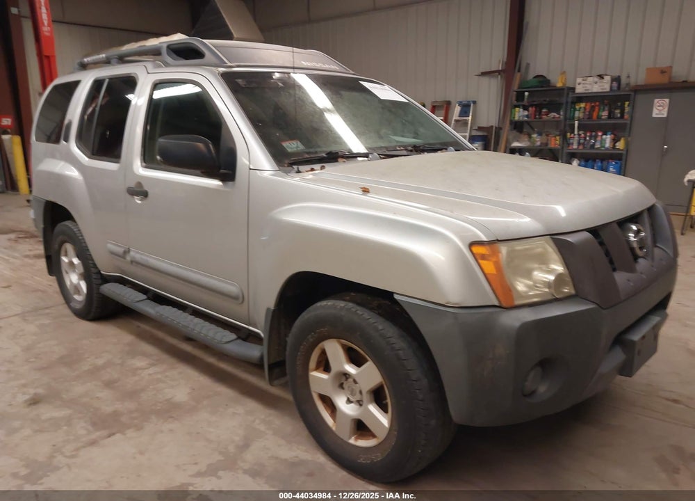 2005 NISSAN XTERRA S VIN: 5N1AN08W55C652497