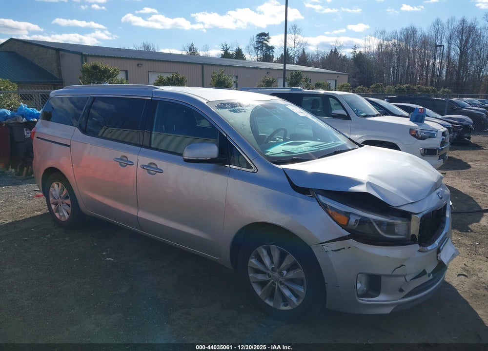 2016 KIA SEDONA EX VIN: KNDMC5C12G6157742