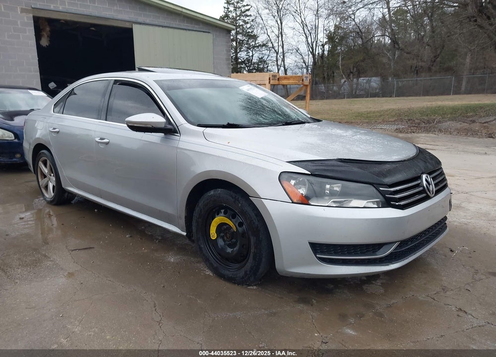 2012 VOLKSWAGEN PASSAT 2.5L SE VIN: 1VWBP7A34CC013145