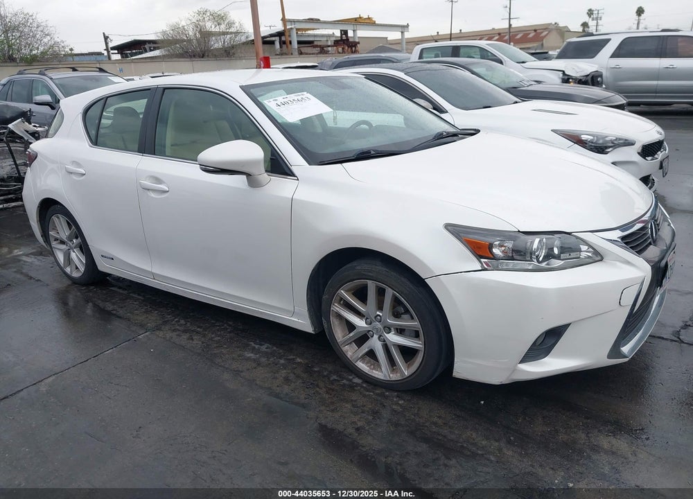 2016 LEXUS CT 200H VIN: JTHKD5BH0G2271974
