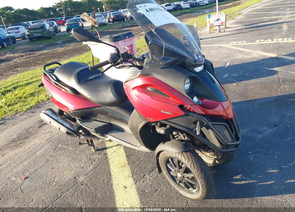 2009 PIAGGIO MP3 500 VIN: ZAPM610X395001936