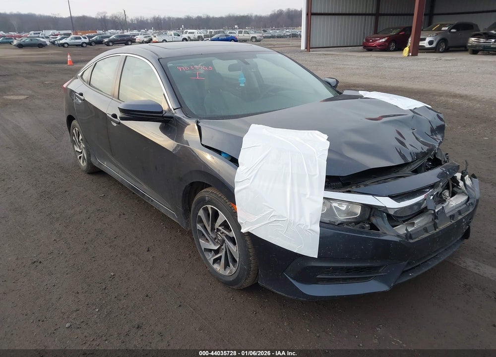 2018 HONDA CIVIC EX VIN: 2HGFC2F78JH516042