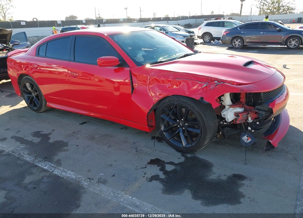 2022 DODGE CHARGER GT RWD VIN: 2C3CDXHGXNH150457