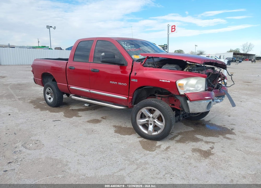 2007 DODGE RAM 1500 SLT VIN: 1D7HA18257J608649