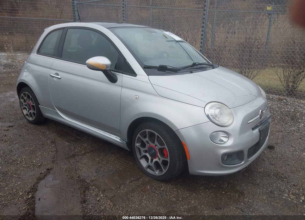 2012 FIAT 500 SPORT VIN: 3C3CFFBR6CT116244