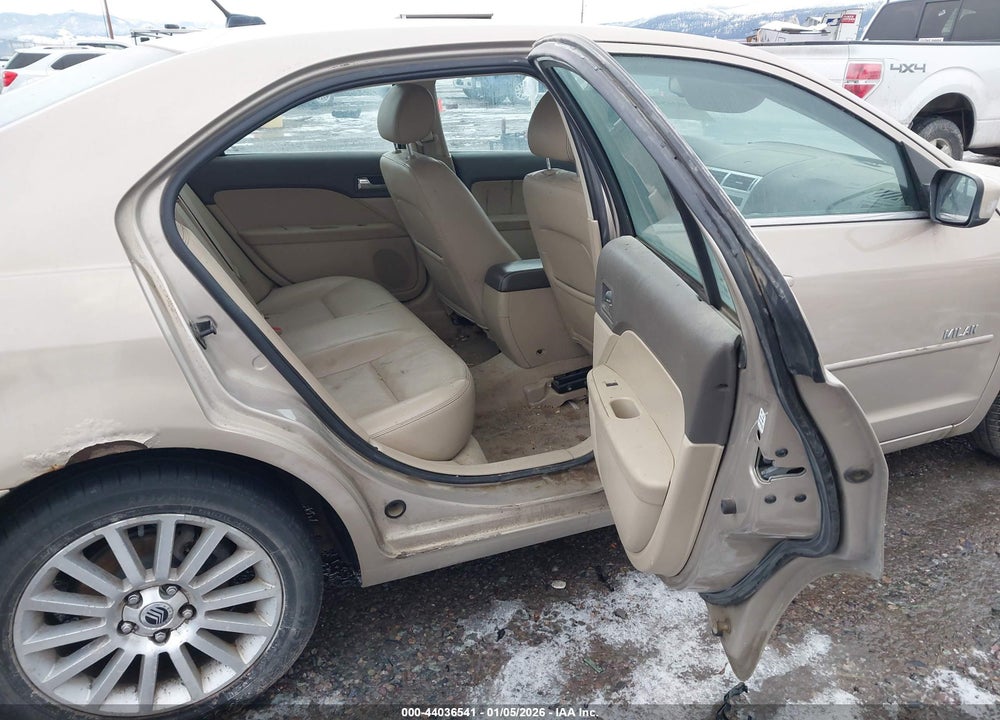 2008 MERCURY MILAN I4 PREMIER VIN: 3MEHM08Z08R625986