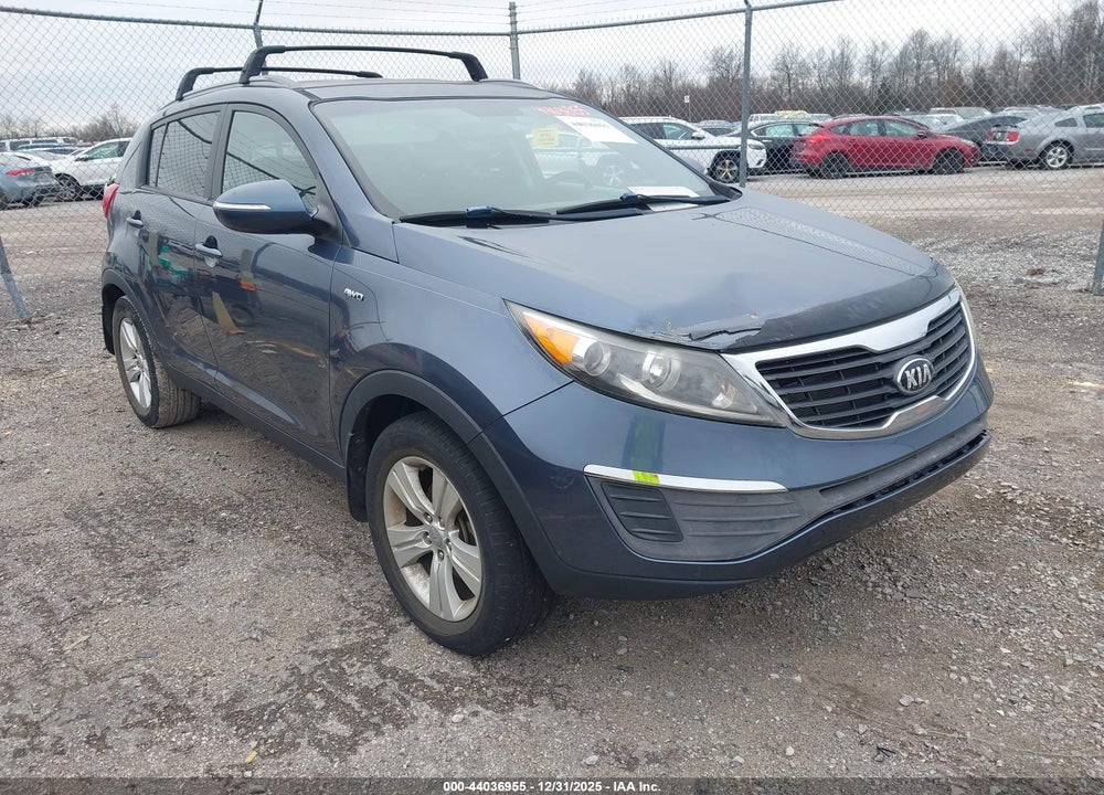 2013 KIA SPORTAGE LX VIN: KNDPBCA22D7440017