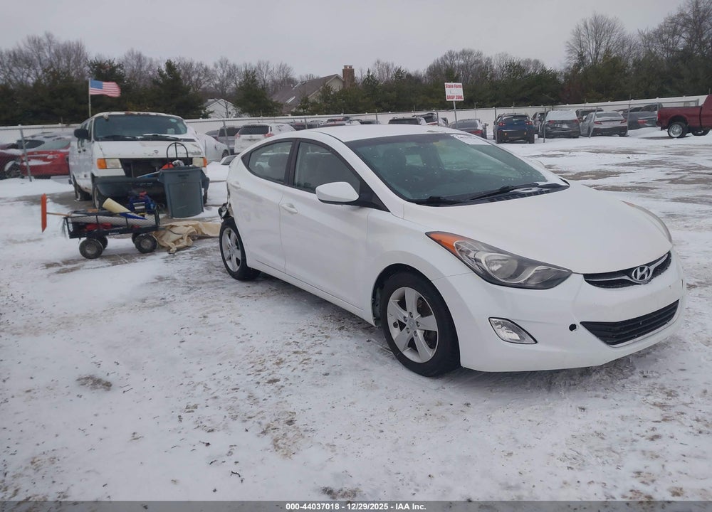 2013 HYUNDAI ELANTRA GLS VIN: 5NPDH4AE4DH432370