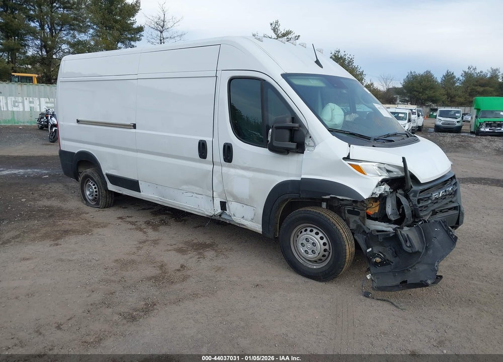 2025 RAM PROMASTER 2500 TRADESMAN HIGH ROOF 159 WB W/PASS SEAT VIN: 3C6LRVDG7SE521497