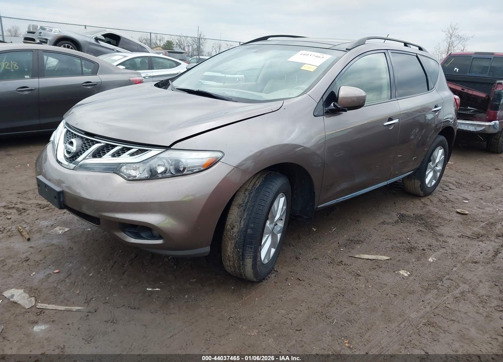 2014 NISSAN MURANO SL VIN: JN8AZ1MW5EW522274
