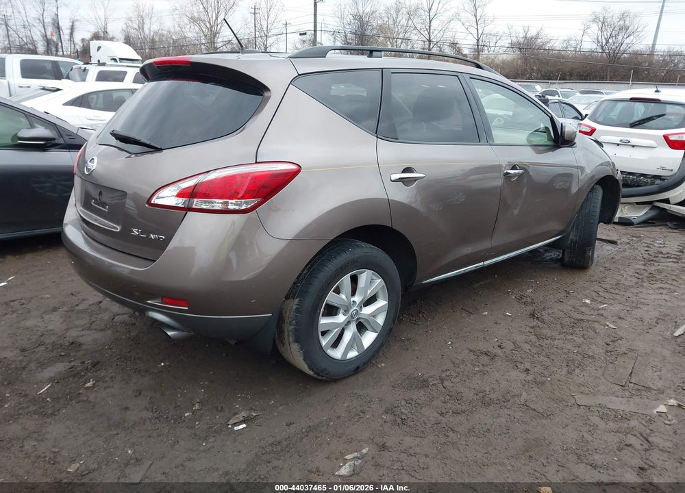 2014 NISSAN MURANO SL VIN: JN8AZ1MW5EW522274