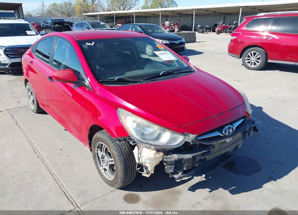 2012 HYUNDAI ACCENT GLS VIN: KMHCT4AE3CU120213