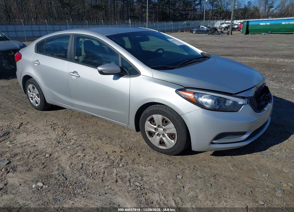 2016 KIA FORTE LX VIN: KNAFK4A63G5520363