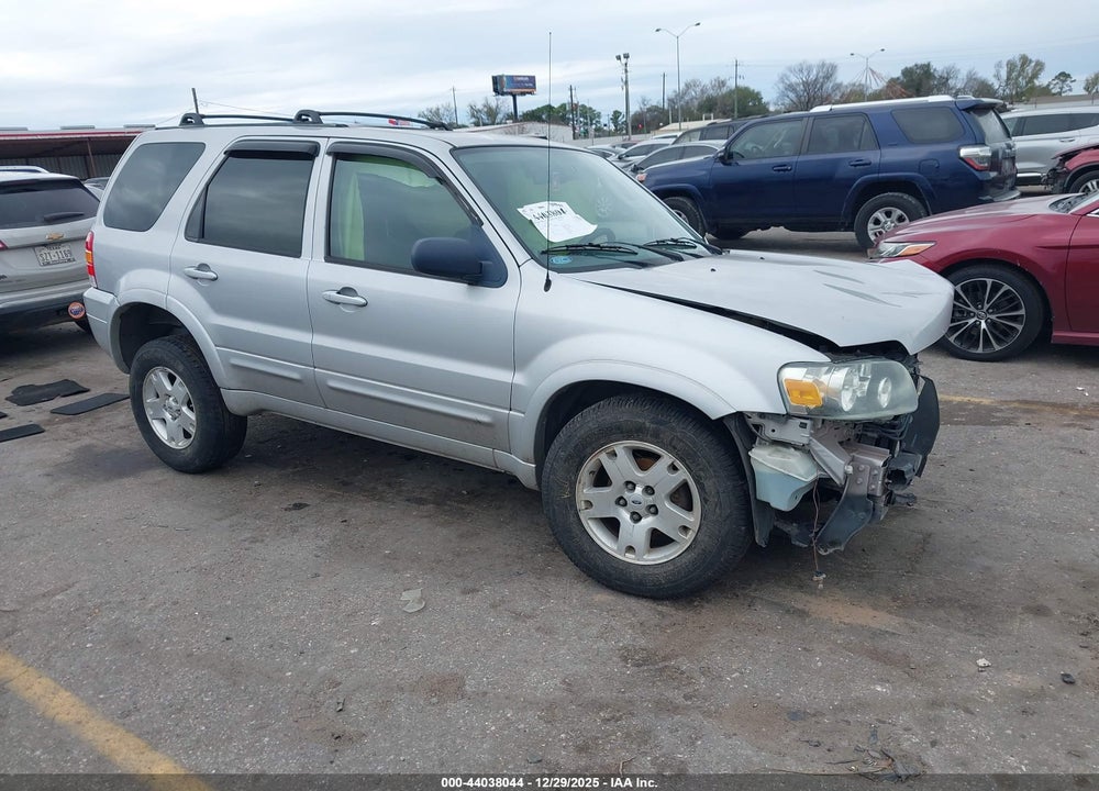 2007 FORD ESCAPE LIMITED VIN: 1FMCU04187KB87972