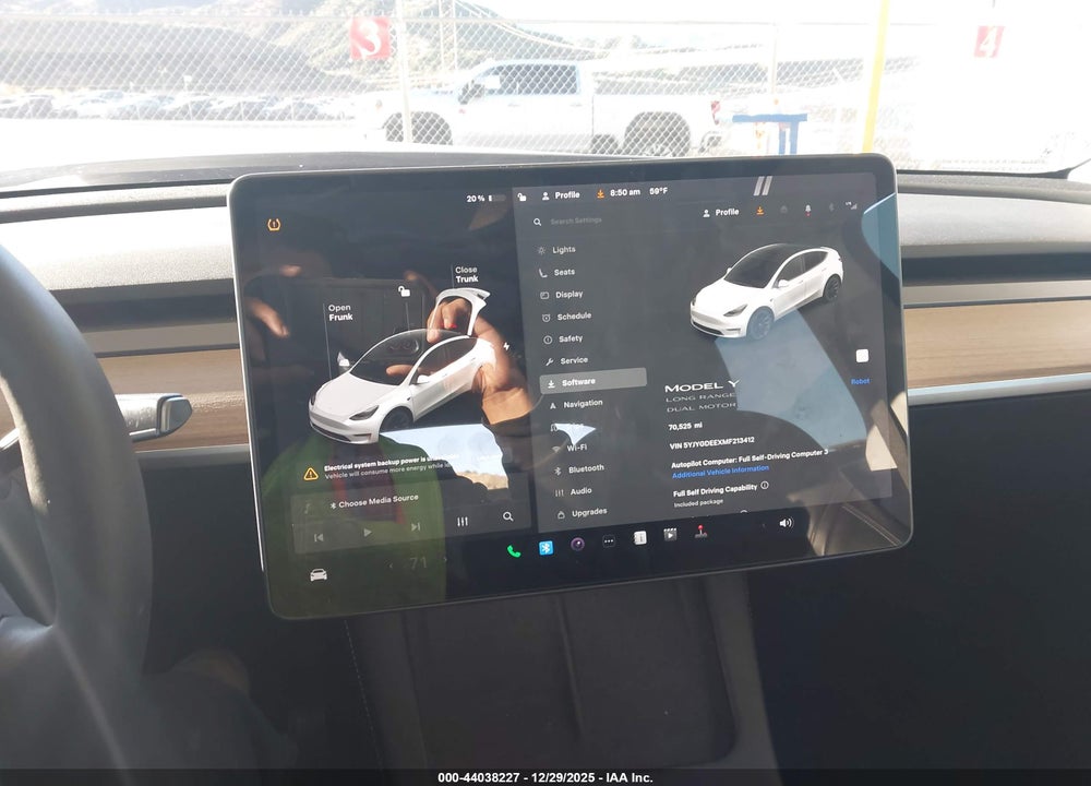 2021 TESLA MODEL Y LONG RANGE DUAL MOTOR ALL-WHEEL DRIVE VIN: 5YJYGDEEXMF213412