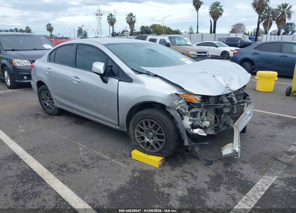 2012 HONDA CIVIC LX VIN: 19XFB2F57CE378217