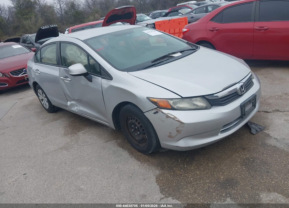 2012 HONDA CIVIC SDN LX VIN: JHMFB2F56CS003690