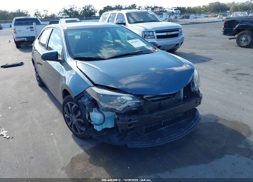 2014 TOYOTA COROLLA LE VIN: 2T1BURHE1EC121991