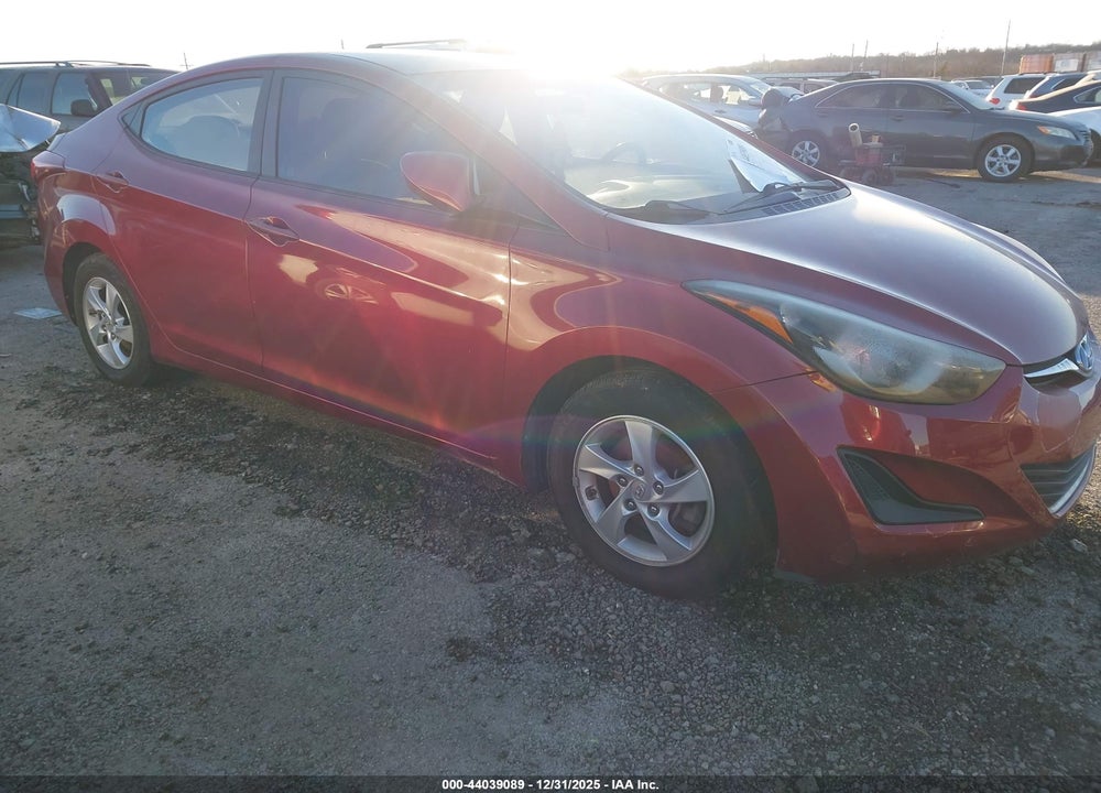 2014 HYUNDAI ELANTRA SE VIN: 5NPDH4AEXEH513827