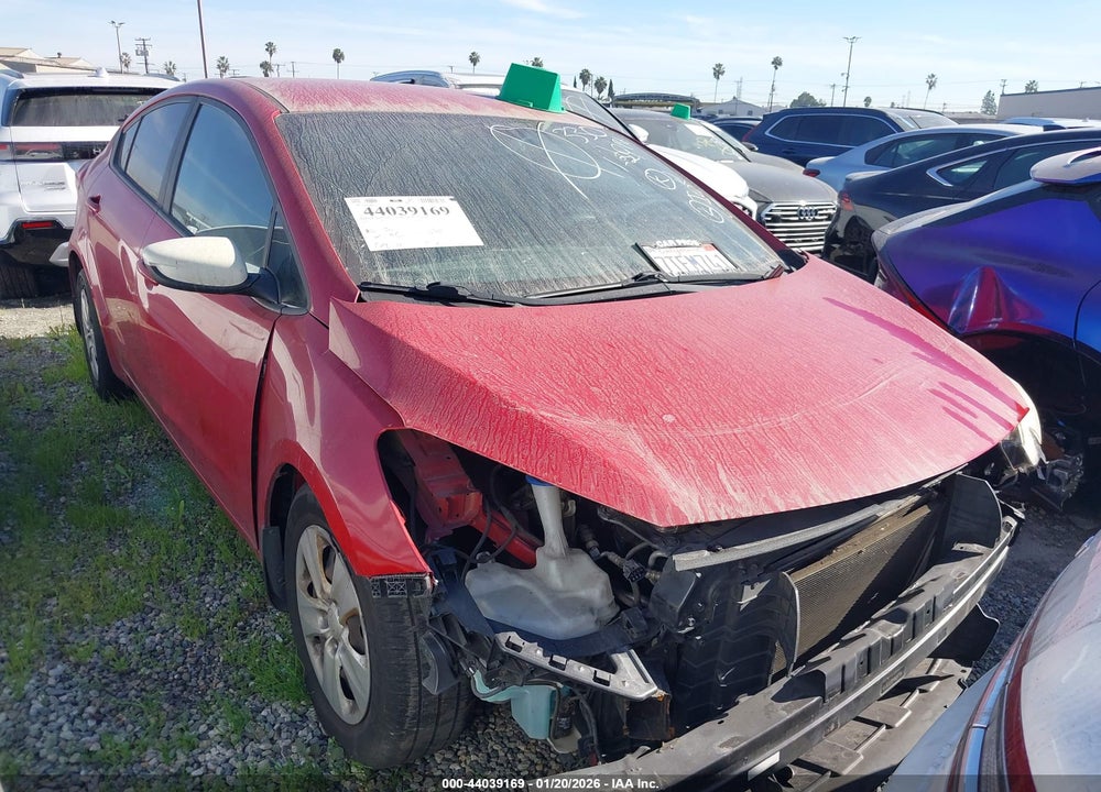 2016 KIA FORTE LX VIN: KNAFK4A6XG5611646