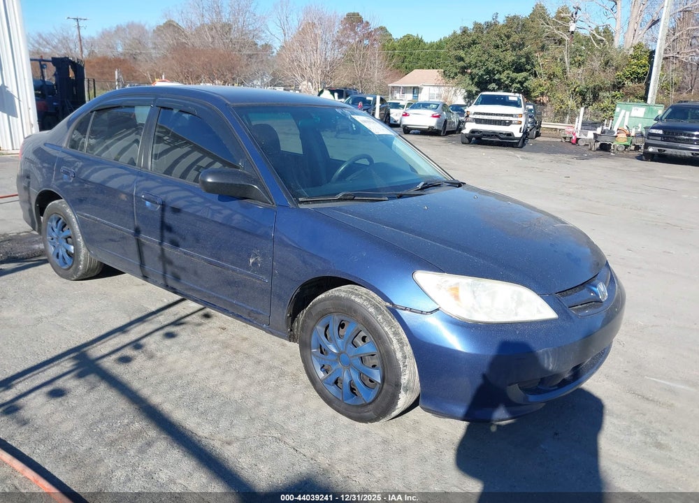 2004 HONDA CIVIC LX VIN: 1HGES16504L021140