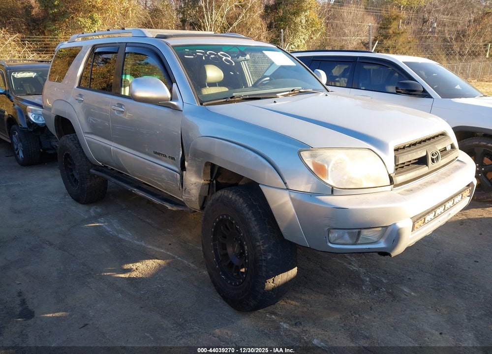 2003 TOYOTA 4RUNNER LIMITED V8 VIN: JTEBT17R230023788