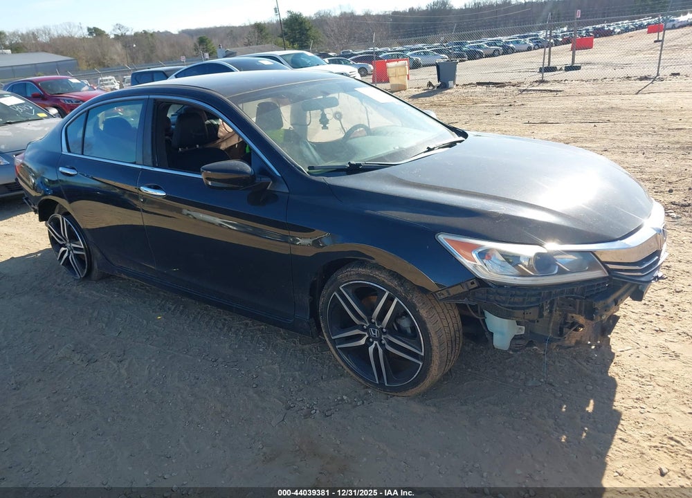 2016 HONDA ACCORD SPORT VIN: 1HGCR2F50GA015539