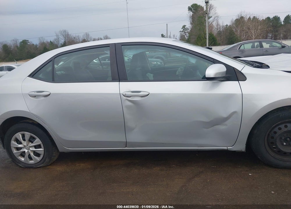 2015 TOYOTA COROLLA L VIN: 2T1BURHE8FC286163