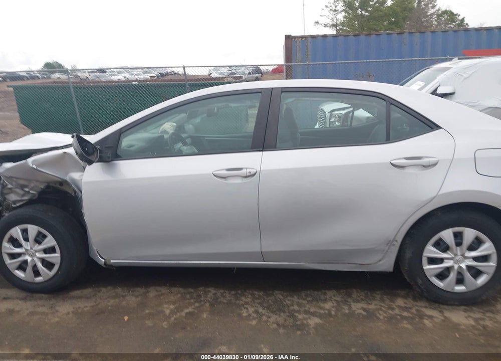 2015 TOYOTA COROLLA L VIN: 2T1BURHE8FC286163