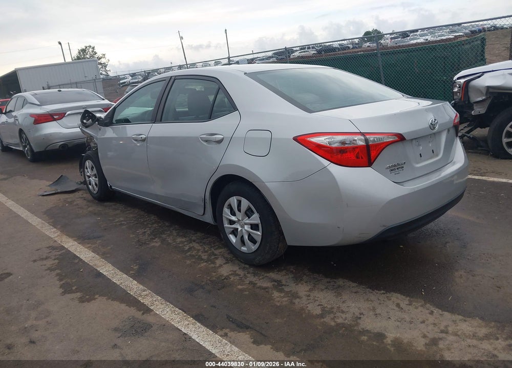 2015 TOYOTA COROLLA L VIN: 2T1BURHE8FC286163