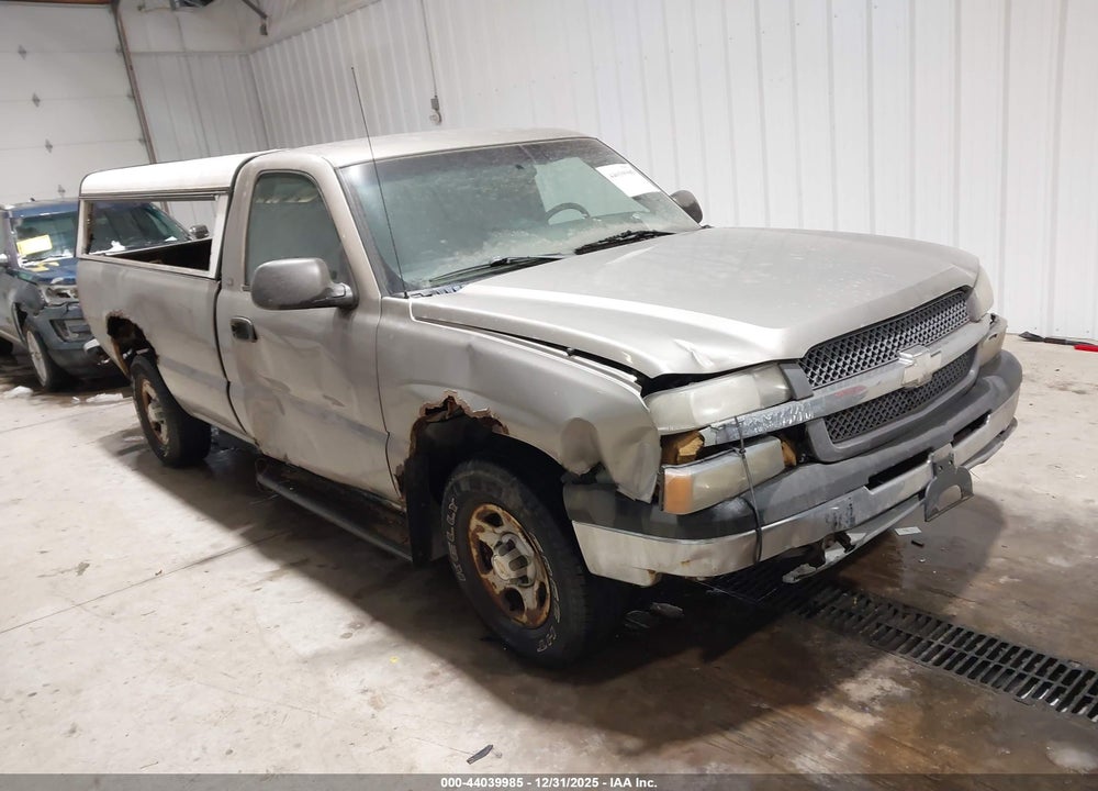 2003 CHEVROLET SILVERADO 1500 WORK TRUCK VIN: 1GCEK14V03Z107769