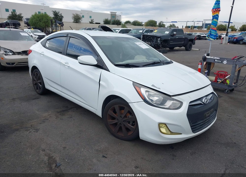 2012 HYUNDAI ACCENT GLS VIN: KMHCU4AE6CU121725
