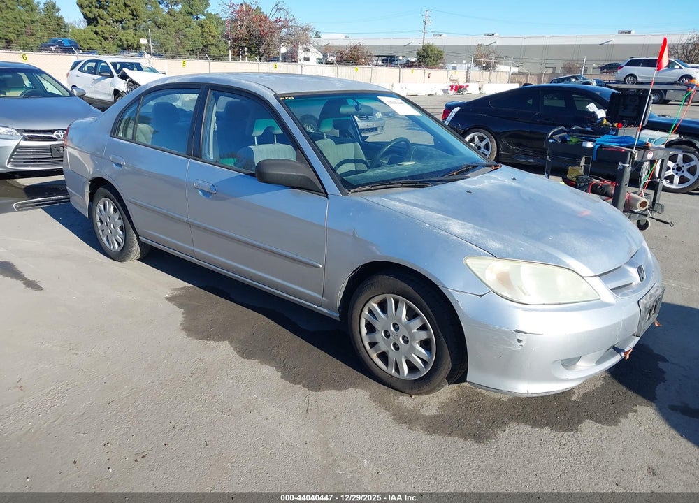 2005 HONDA CIVIC LX VIN: 2HGES16685H624604