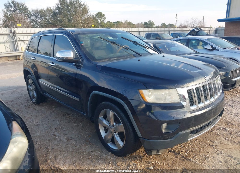 2011 JEEP GRAND CHEROKEE OVERLAND VIN: 1J4RS6GT7BC659340