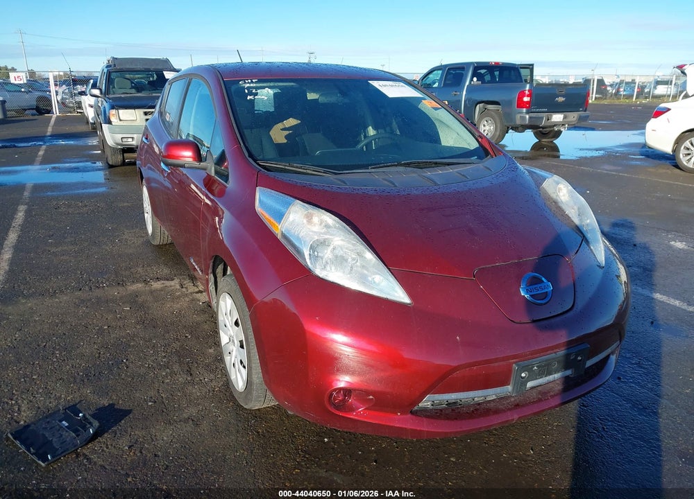 2016 NISSAN LEAF S VIN: 1N4AZ0CP3GC306417