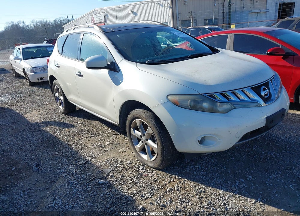 2009 NISSAN MURANO SL VIN: JN8AZ18W79W211297