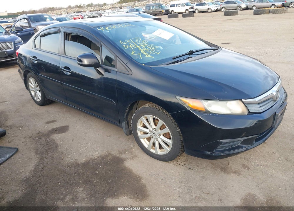2012 HONDA CIVIC EX VIN: 19XFB2F80CE309850