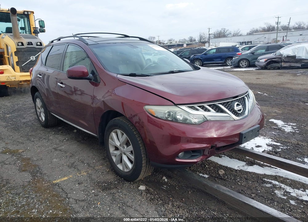 2011 NISSAN MURANO SL VIN: JN8AZ1MW4BW156464