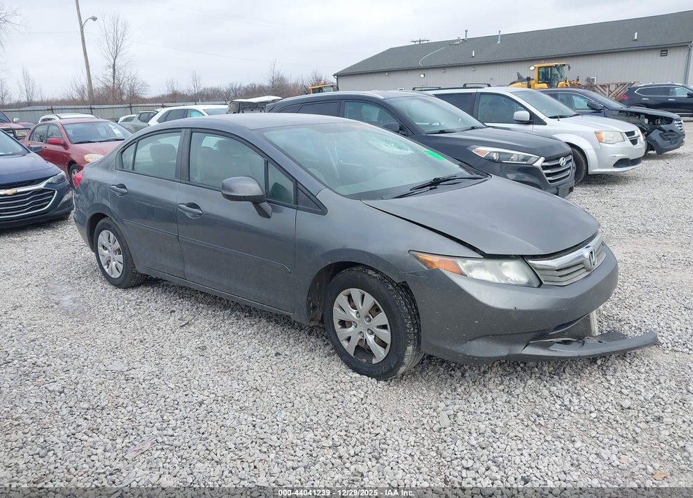 2012 HONDA CIVIC LX VIN: 19XFB2F5XCE363615